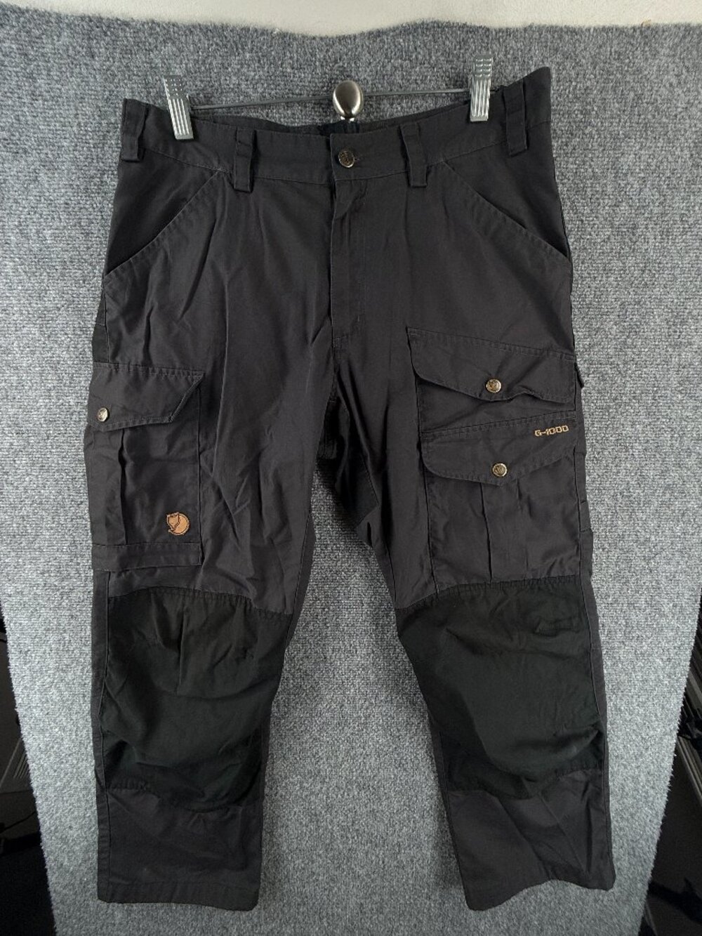 Fjallraven Barents Pro 81761 Logo Black G-1000 Pants Hiking Adult ACTL 32x29